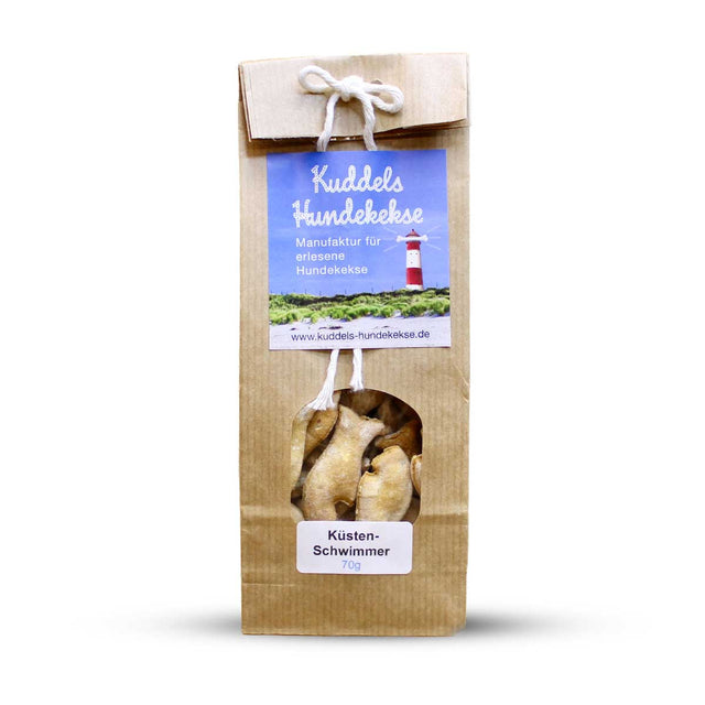 Kuddels Hundekekse Hundekekse, Küstenschwimmer, 70g Hundekeks