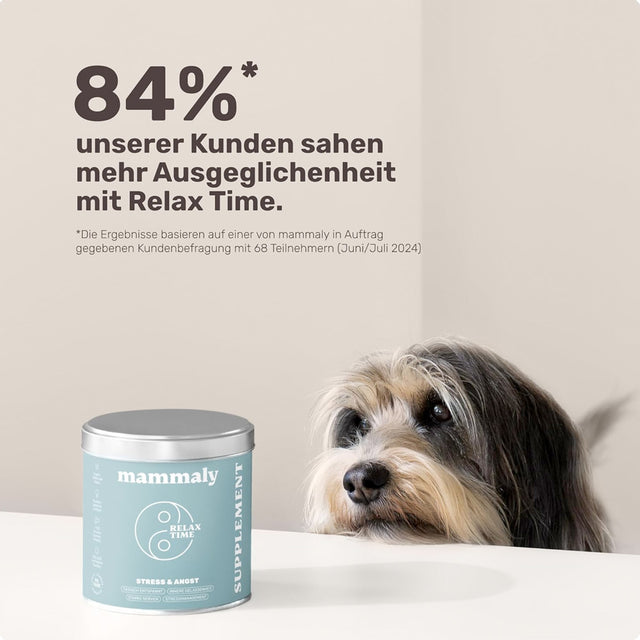 Mammaly Relax Time Entspannungs-Snacks Nahrungsergänzungsmittel für Hunde