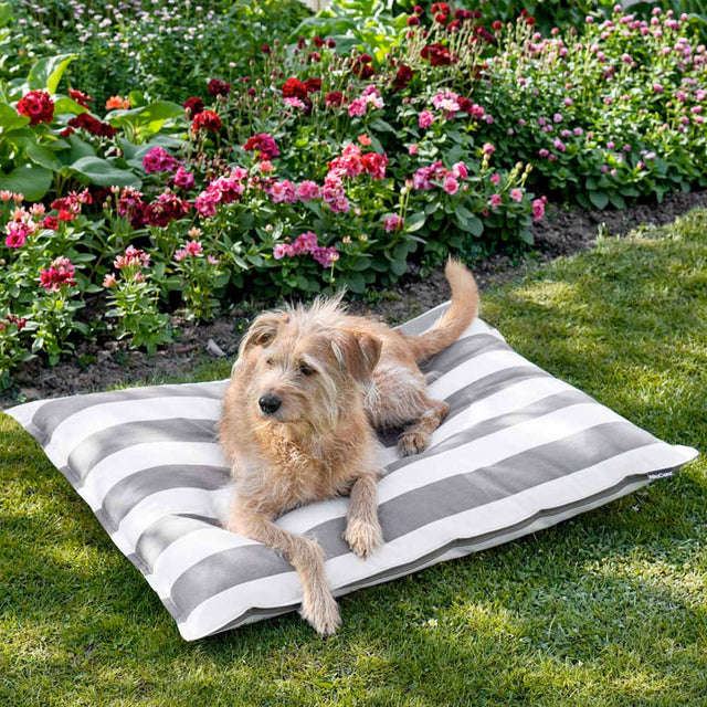 MiaCara Hundekissen Giardino, Off-White/Kiesel Hundekissen