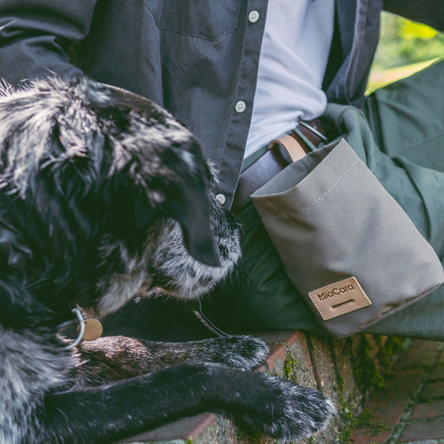 MiaCara Leckerlibeutel Lupo, Beton Leckerlibeutel