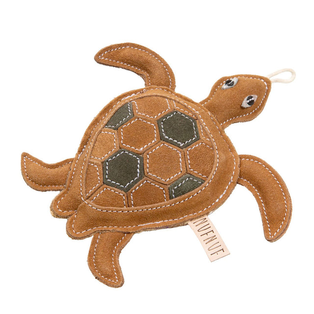 Nufnuf Hundespielzeug Leder SCOOBY TURTLE Lederspielzeug