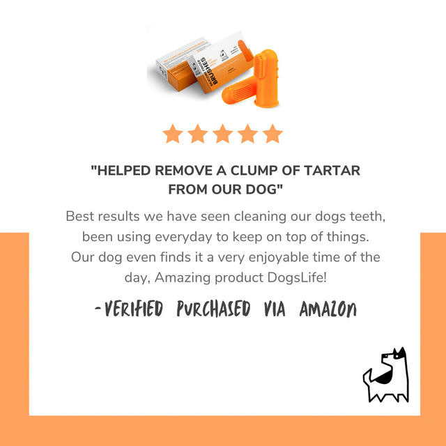 OurDogsLife Dental Silicone Finger Brushes Zahnpflege für Hunde