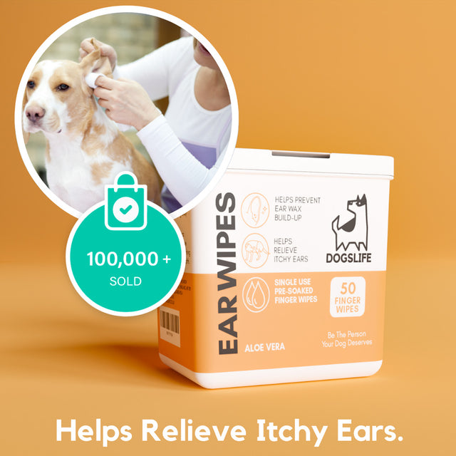 OurDogsLife Ear Wipes Aloe Vera, 50 Stück Ohrenpflege