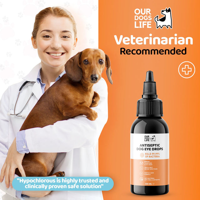 OurDogsLife Eye Drops, Augentropfen für Hunde Pflege