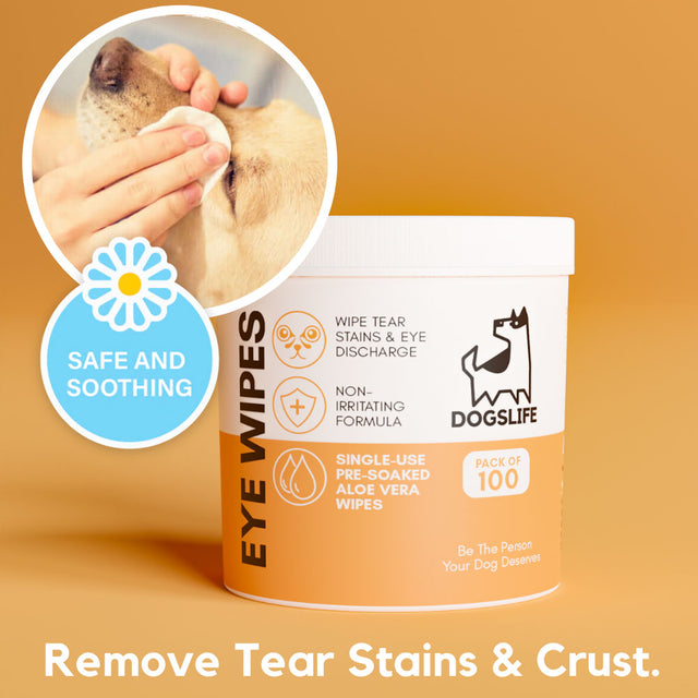 OurDogsLife Eye Wipes Aloe Vera, 100 Stück Pflege