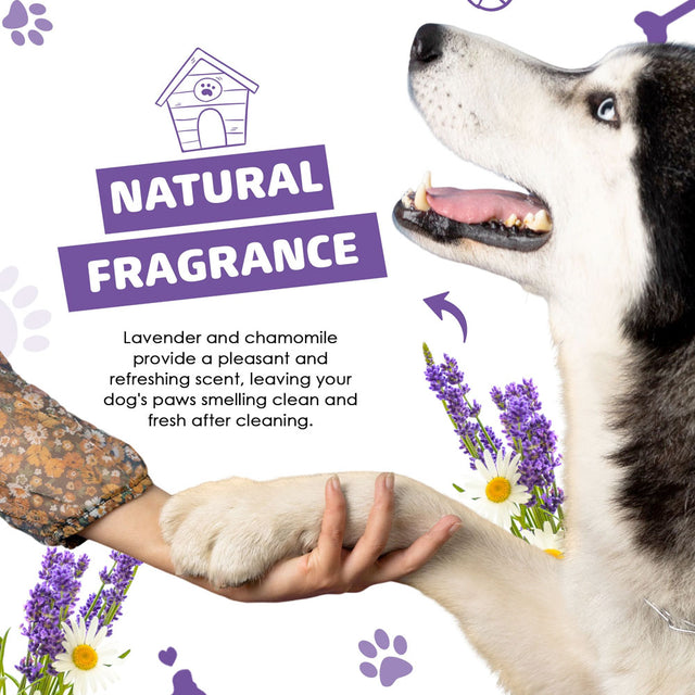 OurDogsLife Paw Cleaner Shampoo, Pfotenreiniger mit Bürste & Tuch Pfotenpflege