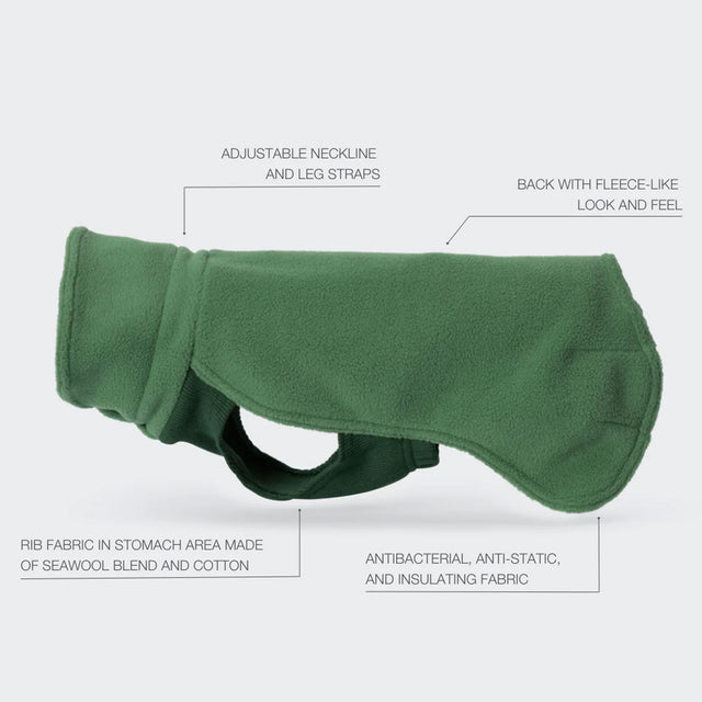PAIKKA Seawool Shirt, Grün Hundepullover