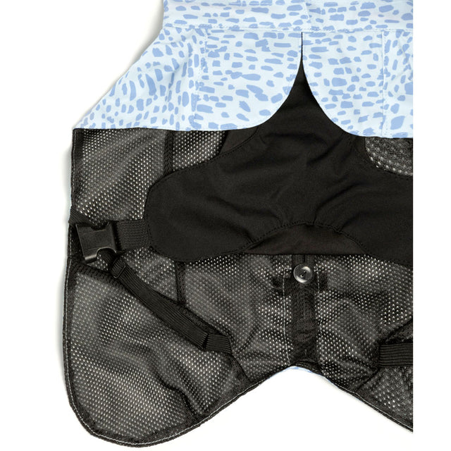 PAIKKA Reflektierender Hunderegenmantel 2.0, Baby Blue Hunderegenmantel