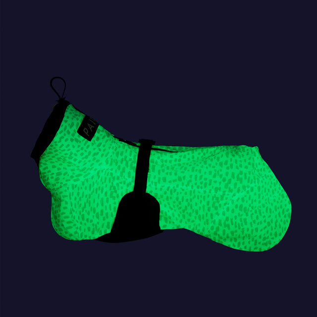 PAIKKA Reflektierender Hunderegenmantel 2.0, Baby Blue Hunderegenmantel