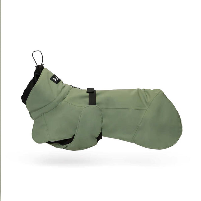 PAIKKA Hundewintermantel | Visibility Green Hundewintermantel