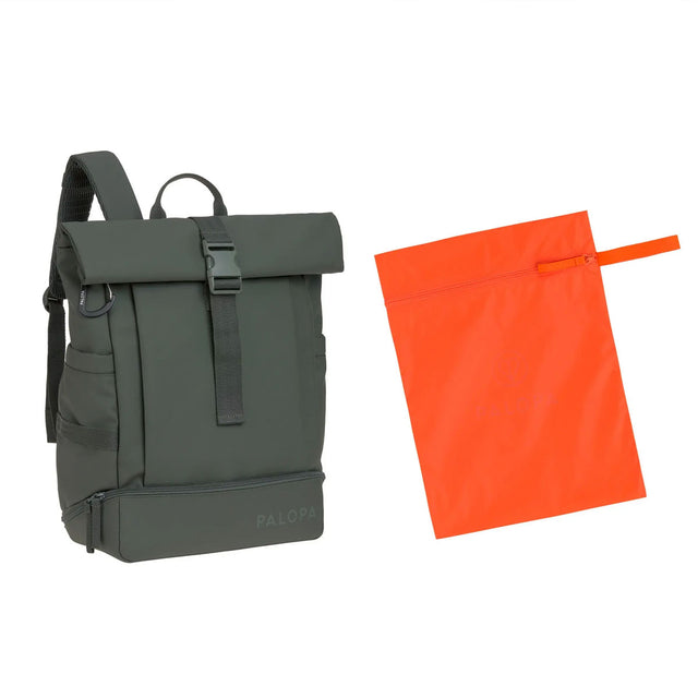 PALOPA Rolltop Rucksack Yoska, Dunkelgrün Rucksack