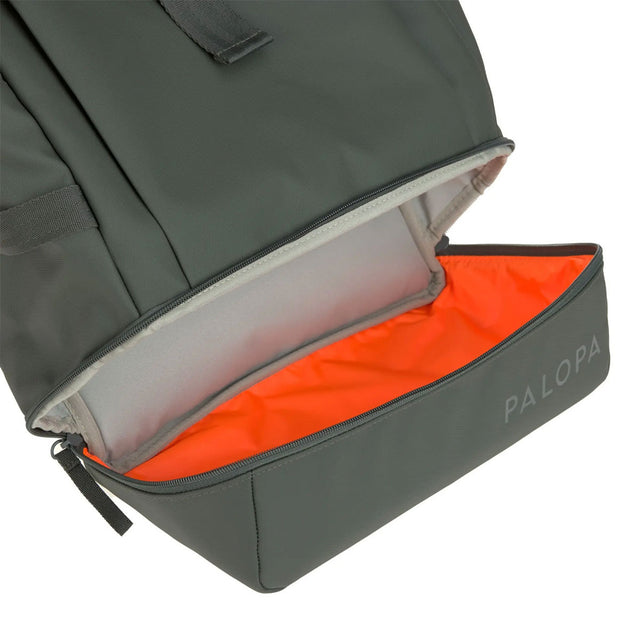 PALOPA Rolltop Rucksack Yoska, Dunkelgrün Rucksack