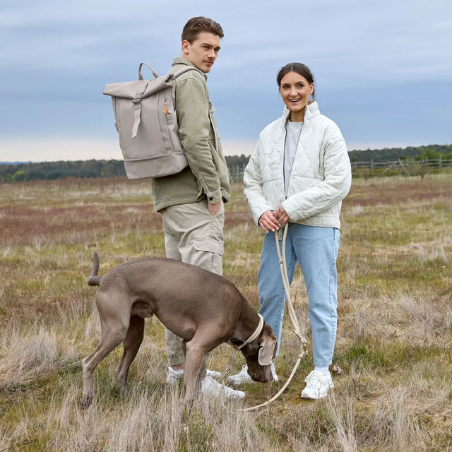 PALOPA Rolltop Rucksack Yoska, Taupe Rucksack