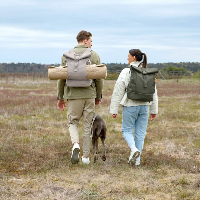 PALOPA Rolltop Rucksack Yoska, Taupe Rucksack