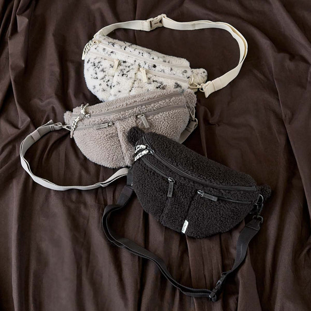 PALOPA Leckerlibeutel Bum Bag Emma Teddy-Fleece, Brownie Leckerlibeutel