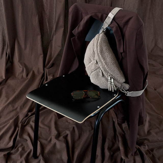 PALOPA Leckerlibeutel Bum Bag Emma Teddy-Fleece, Taupe Leckerlibeutel