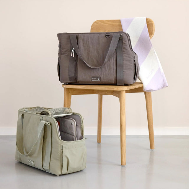 PALOPA Hundetragetasche Weda Crinkled, Pale Olive Hundetragetasche