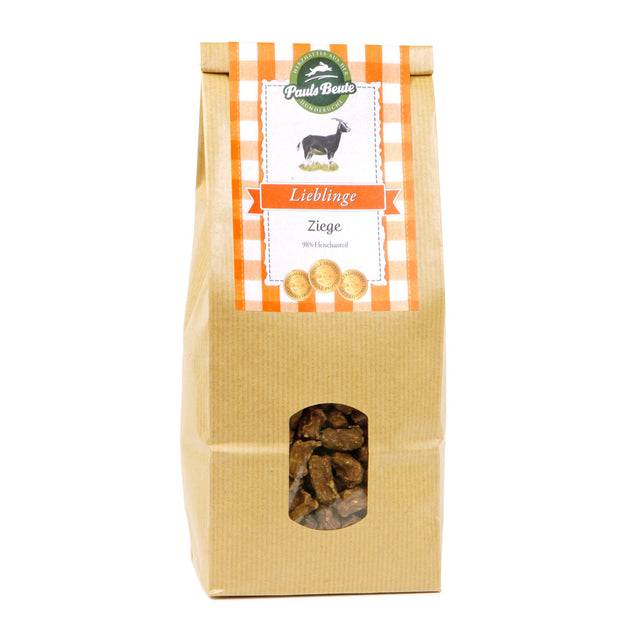 Pauls Beute Hundeleckerli Lieblinge, Ziege Fleischsnacks 500 g