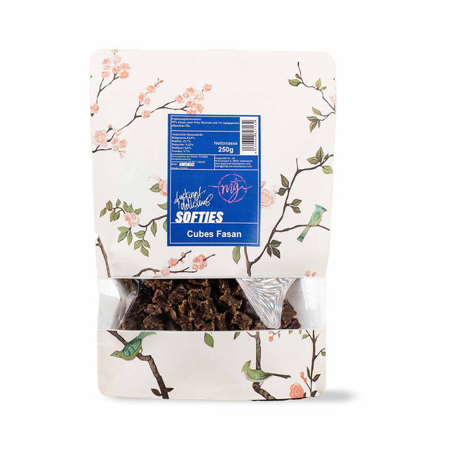 Paul & Paulina Hundeleckerli mÿ Cubes Softies, Fasan Fleischsnacks
