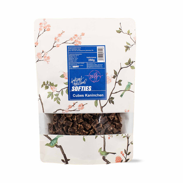 Paul & Paulina Hundeleckerli mÿ Cubes Softies, Kaninchen Fleischsnacks