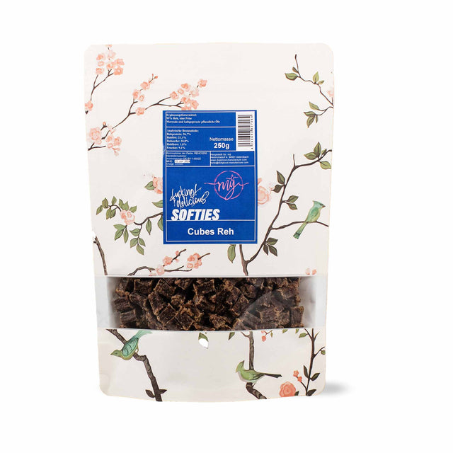 Paul & Paulina Hundeleckerli mÿ Cubes Softies, Reh Fleischsnacks