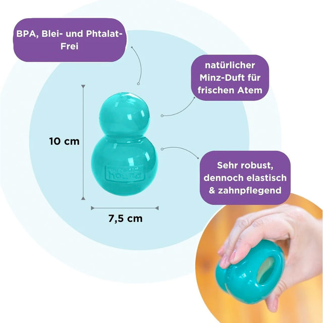 Planet Dog Hundespielzeug Double-Tuff® Blue, Medium Interaktiv