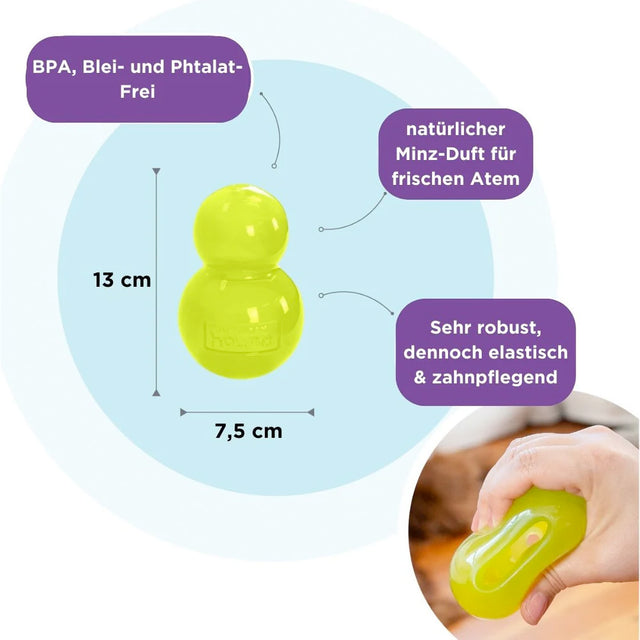 Planet Dog Hundespielzeug Double-Tuff® Green, Large Interaktiv