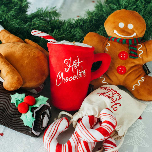 P.L.A.Y. Hundespielzeug | Cheerful Candy Canes Stoffspielzeug