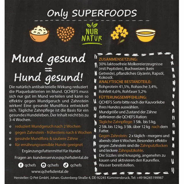 QChefs Sizzles, 65g Zahnpflege