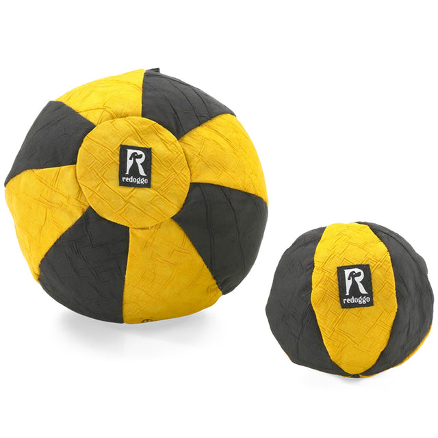 Redoggo Hundespielzeug Ball, Orange-Blau Stoffspielzeug