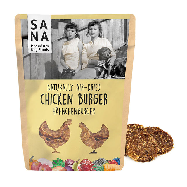 SANADOG Hähnchenburger, 100g Hundeleckerli