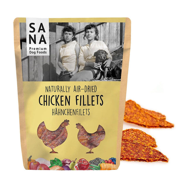 SANADOG Hähnchenfilets, 100g Hundeleckerli