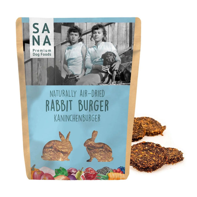 SANADOG Kaninchenburger, 100g Hundeleckerli
