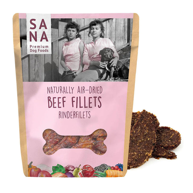 SANADOG Rinderfilets, 100g Hundeleckerli
