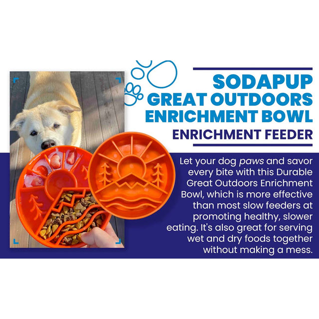 Sodapup Antischlingnapf | eBowl Great Outdoors Grün Interaktiv