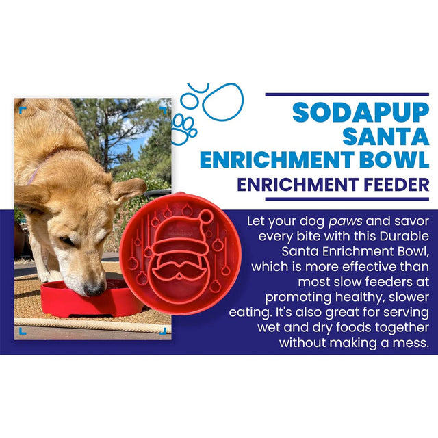 Sodapup Antischlingnapf | eBowl Santa Interaktiv