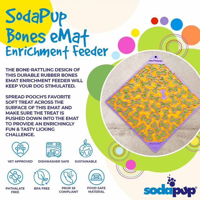 Sodapup Leckmatte Bones Interaktiv
