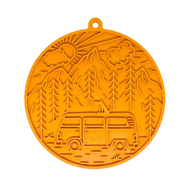 Sodapup Leckmatte | eMat Camp orange Interaktiv