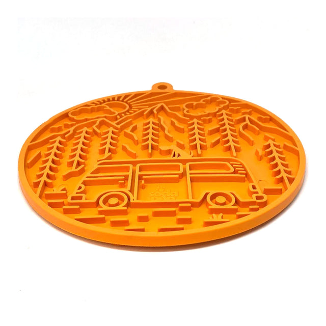 Sodapup Leckmatte | eMat Camp orange Interaktiv