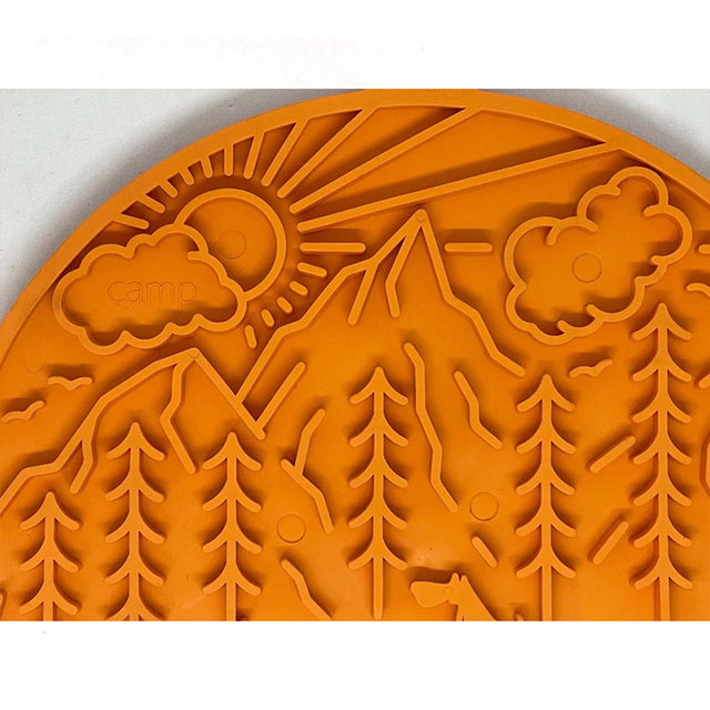 Sodapup Leckmatte | eMat Camp orange Interaktiv