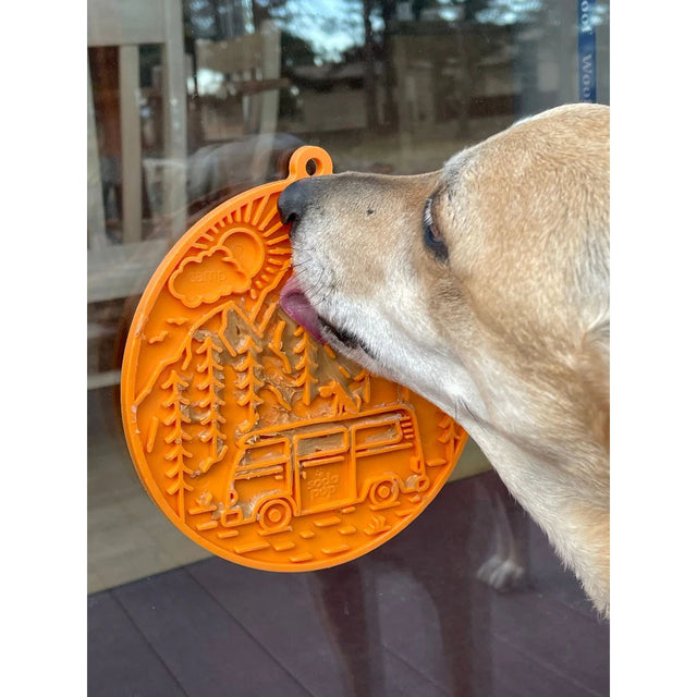 Sodapup Leckmatte | eMat Camp orange Interaktiv