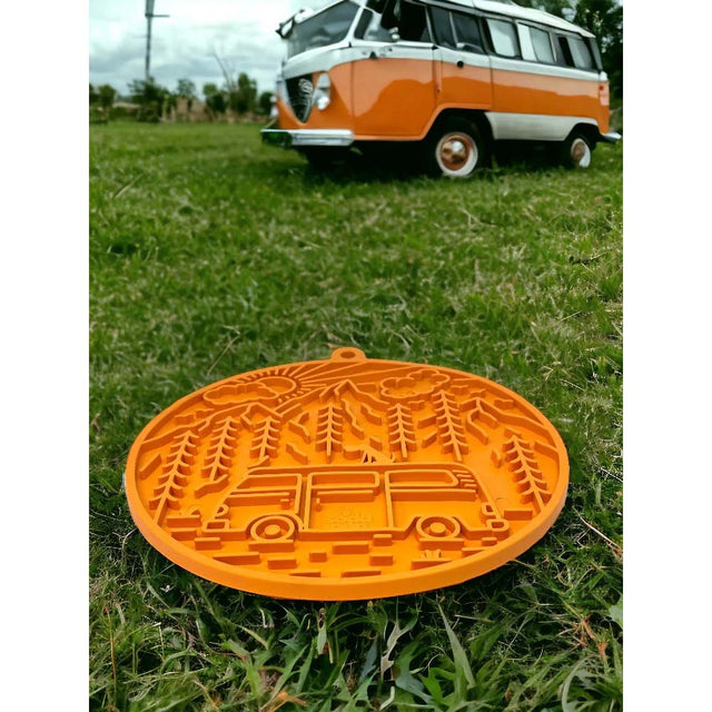 Sodapup Leckmatte | eMat Camp orange Interaktiv