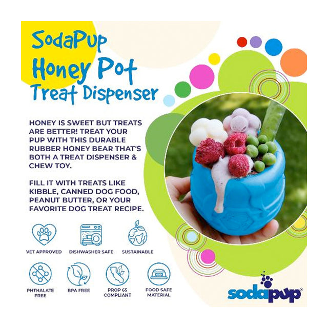 Sodapup Leckerlispender PUP-X Honey Pot, Pink Interaktiv