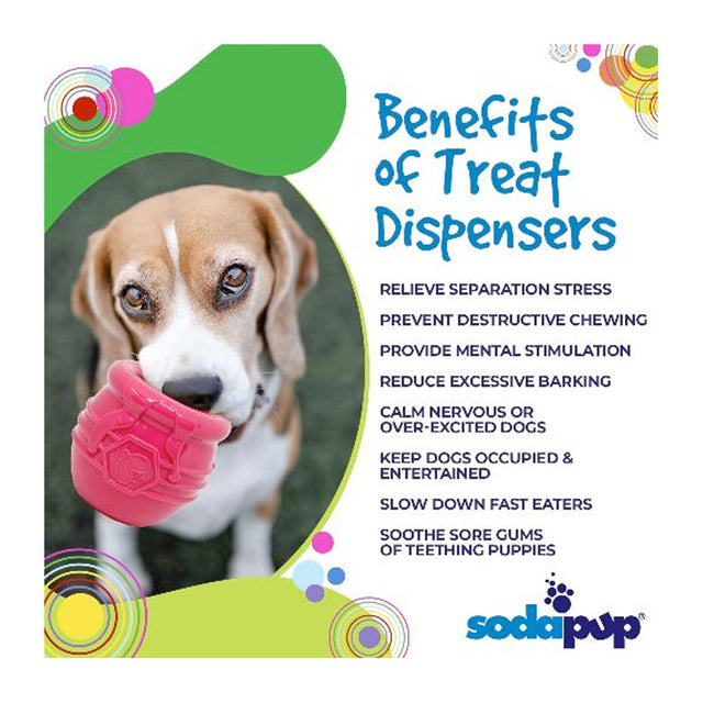 Sodapup Leckerlispender PUP-X Honey Pot, Pink Interaktiv