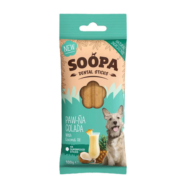Soopa Dental Sticks, Paw-ña Colada Zahnpflege