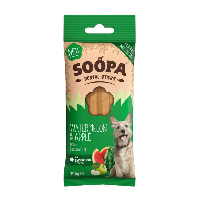 Soopa Dental Sticks, Wassermelone & Apfel Zahnpflege