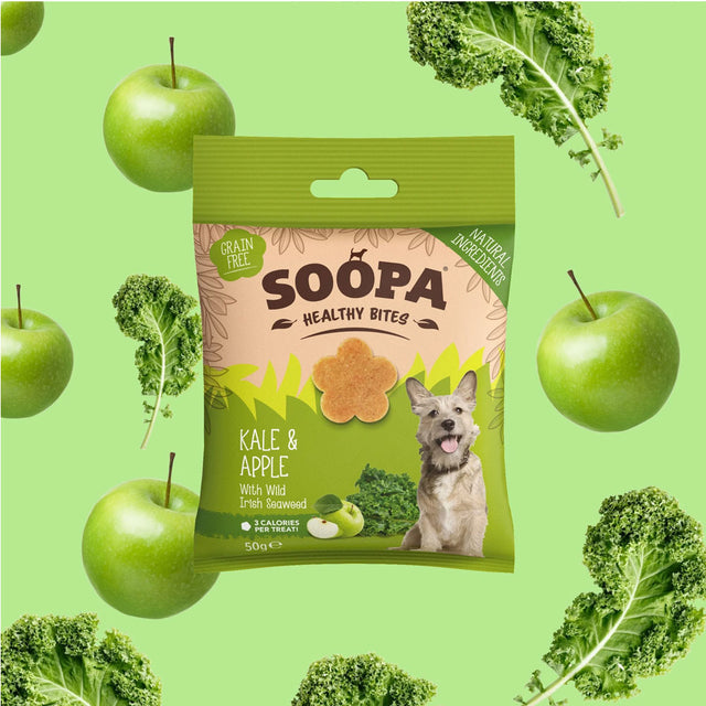 Soopa Hundekekse, Grünkohl & Apfel Bites Hundekeks