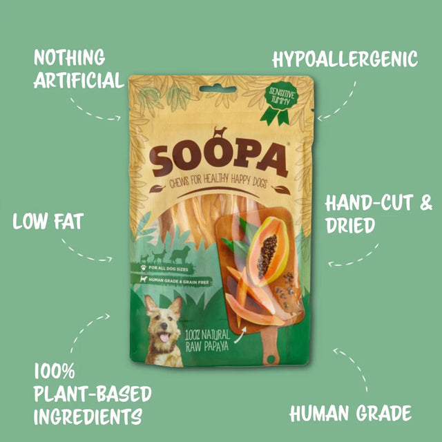 Soopa Hundesnack, Papaya Chews Veggie