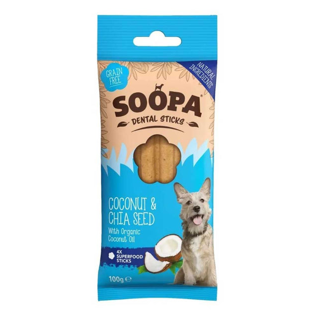 Soopa Dental Sticks | Kokos & Chiasamen Zahnpflege