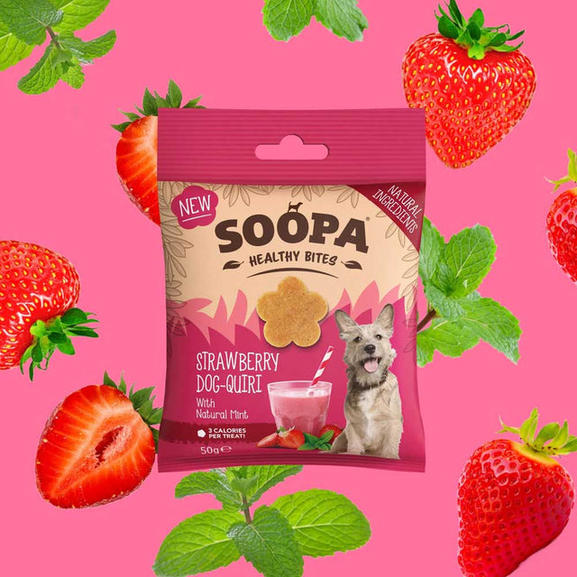 Soopa Hundekekse | Strawberry Dog-Quiri Bites Hundekeks